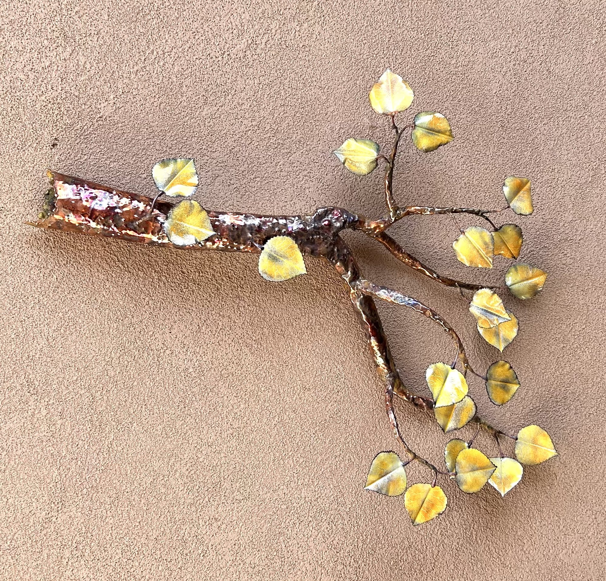 Copper Branch & Yellow Leaves