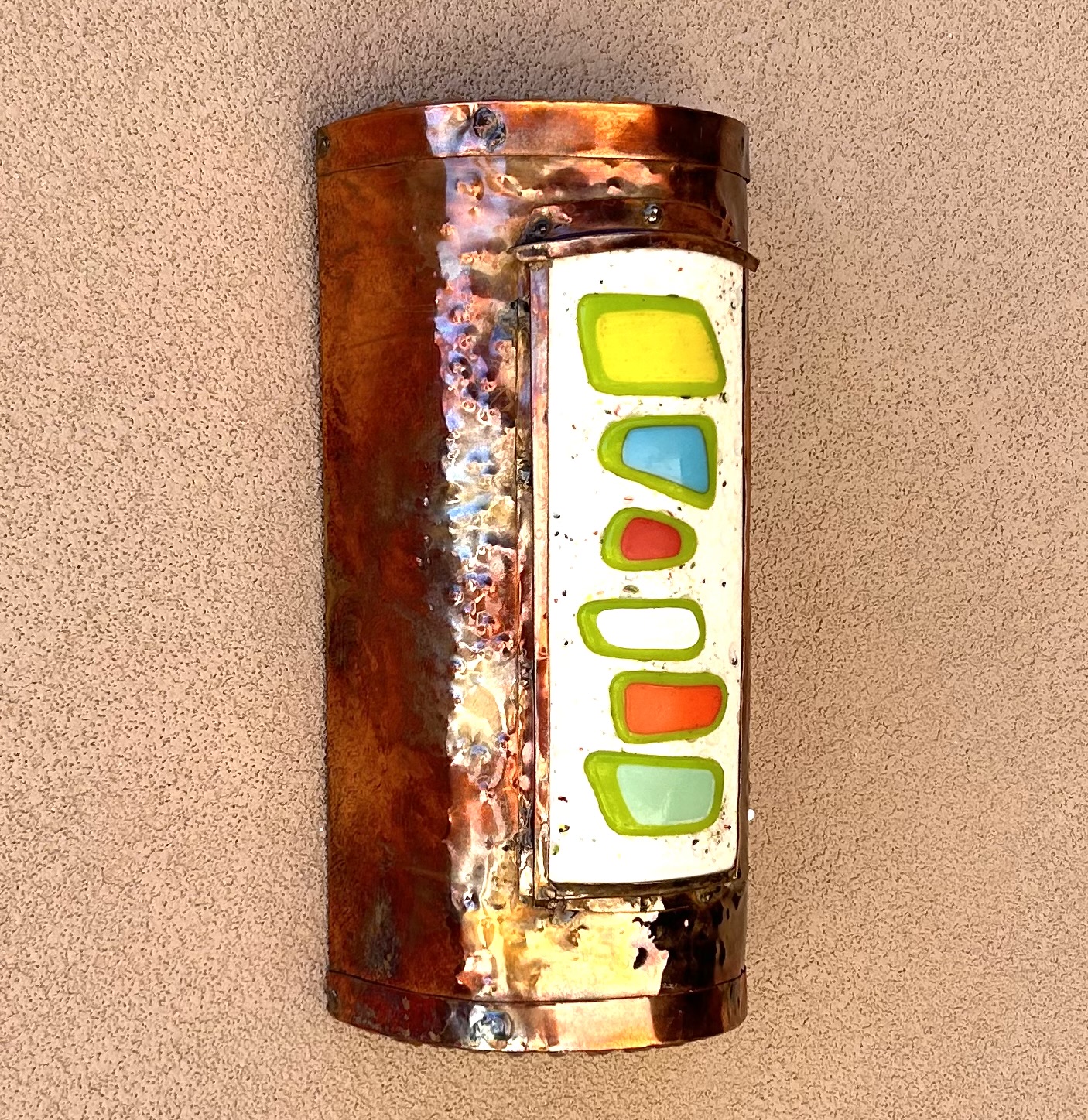 Sconce-style, Mid Century Modern Fused Glass Light Cover